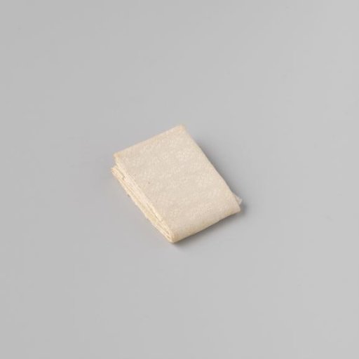 Linen damask napkin with pelican pattern (motif III), no hems