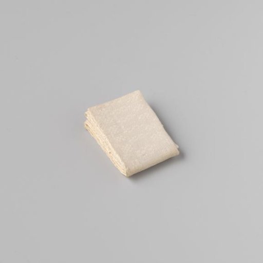 Linen damask napkin with pelican pattern (motif III), no hems