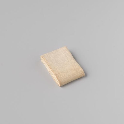 Linen damask napkin with pelican pattern (motif III), no hems
