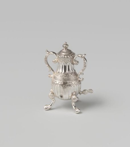 Silver tap jug with (originally three) taps