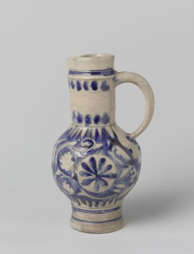 Jug with floral scrolls