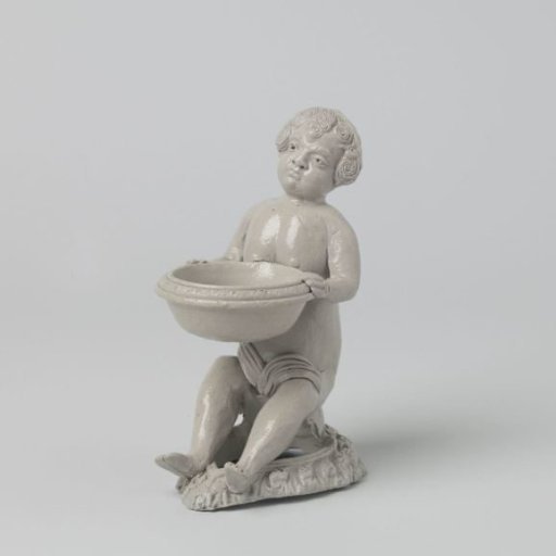 Salt cellar in the shape of a seated figure