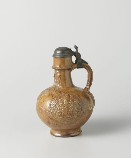 Bartmann jug with the arms of the city of Cologne and the duchy of Jülich-Cleves-Berg