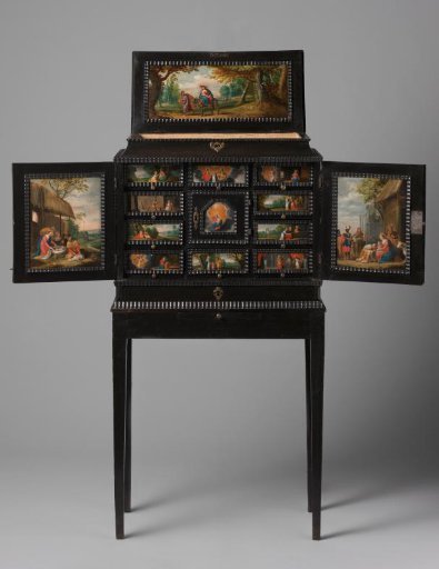 Cabinet Decorated with Episodes from the Lives of Christ and the Virgin
