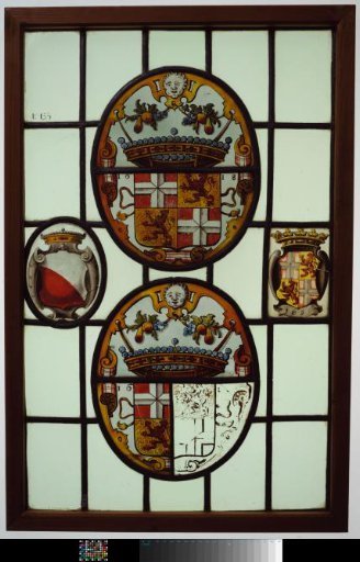 Shield with four coats of arms, including that of Utrecht