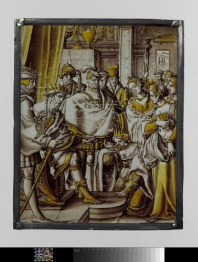 Pane with Esther before Ahasuerus