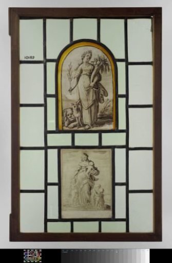 Pane with Personifications of Peace and Love