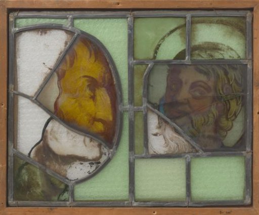 Diamond with Two Male Heads