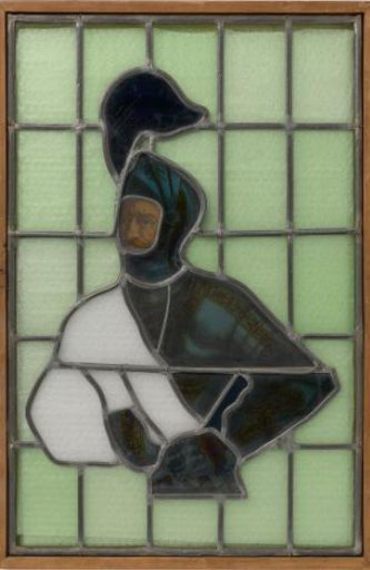 Diamond with an Armored Knight Figure, Half-Length