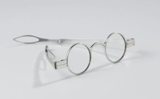 Spectacles of Berlin silver, round lenses