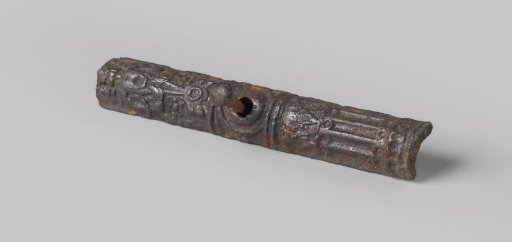 Corner section of a stove (fragment)