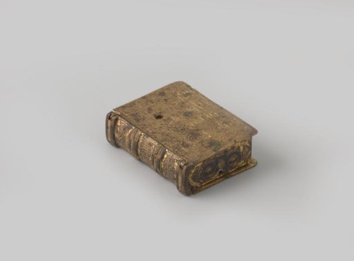 Clock case in the shape of a book