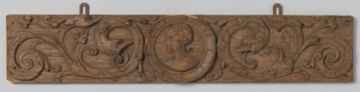 Oak panel from a piece of furniture or paneling