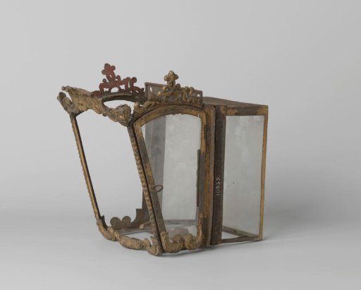 Lantern for Carriage or Sleigh Decorated with Ornaments in the Style of Louis XIV