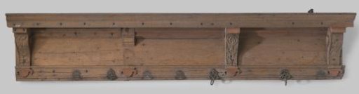Oak coat stand