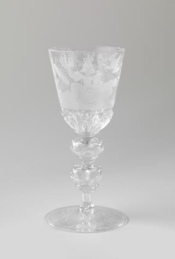 Chalice with a crowned Virgin
