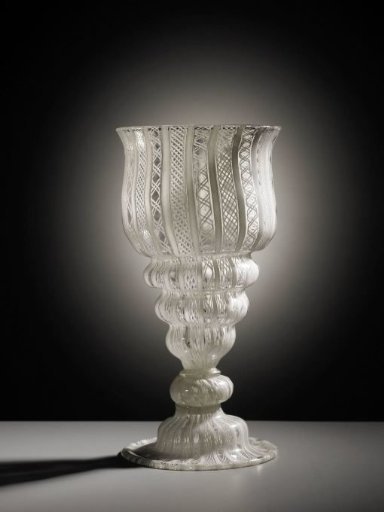 Goblet of Filigree Glass