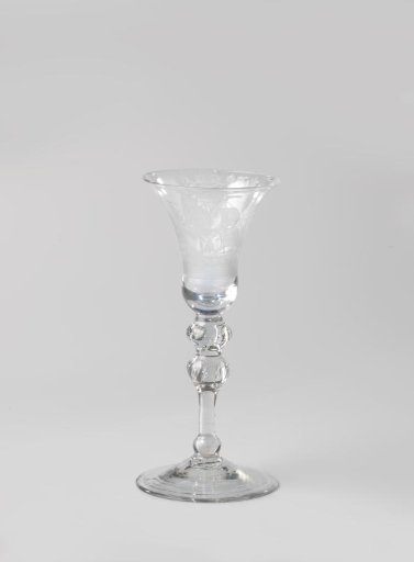 Chalice with a three-master and the VOC monogram