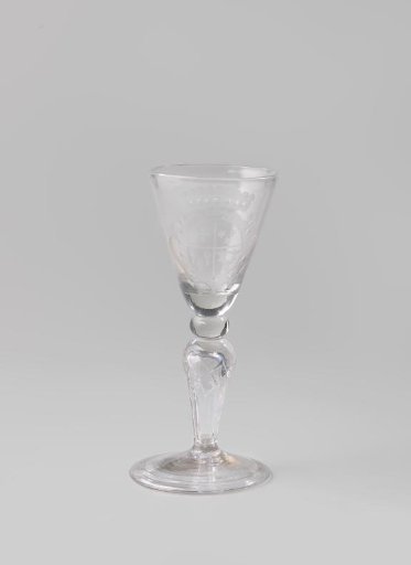 Chalice with the crowned coat of arms of the Verstege family