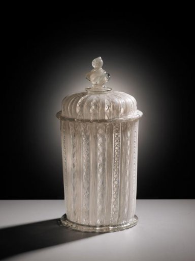 Goblet of Filigree Glass