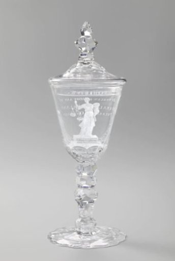 Lidded wine glass of the Generale Nederlandsche Prebenden Compagnie