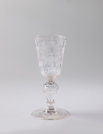 Vase with three empty cartouches