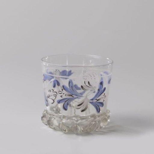 Cup with floral scrolls