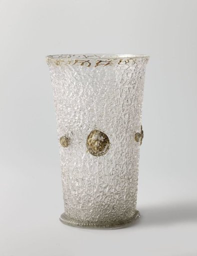 Goblet of ice glass