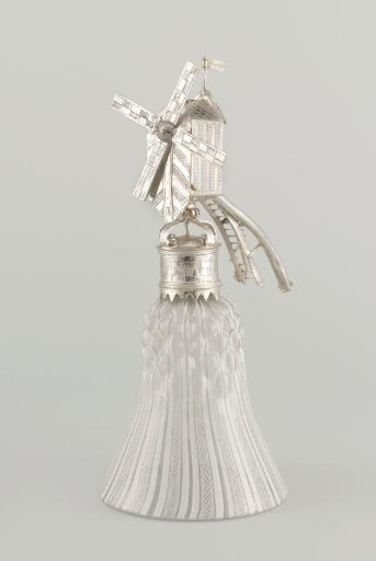 Drinking cup with a mill motif