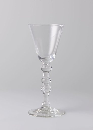 Goblet with a funnel-shaped bowl