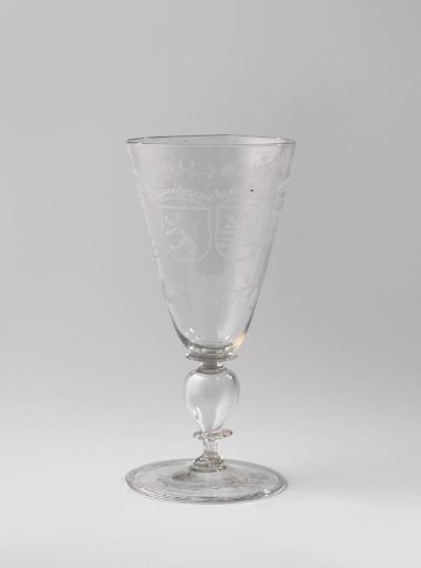 Chalice glass with the arms of the Seven Provinces