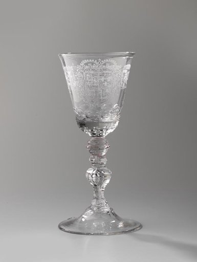 Wineglass with the Arms of William IV and the Seven United Netherlands