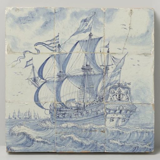 Tile panel of nine tiles
