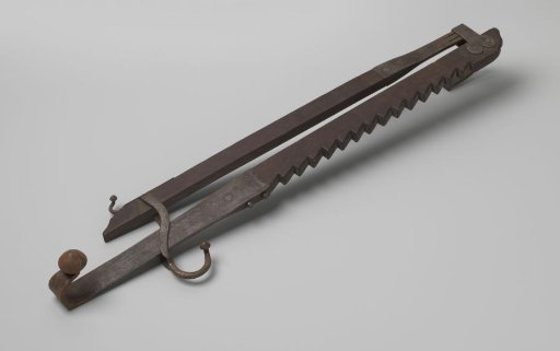 Handle of iron and wood, marked FPG and ASH