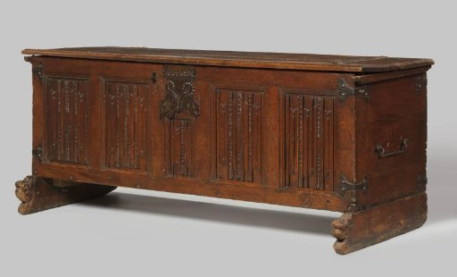 Oak Chest on Sled Feet