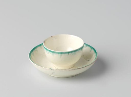 Head of hard-fired earthenware, creamware.