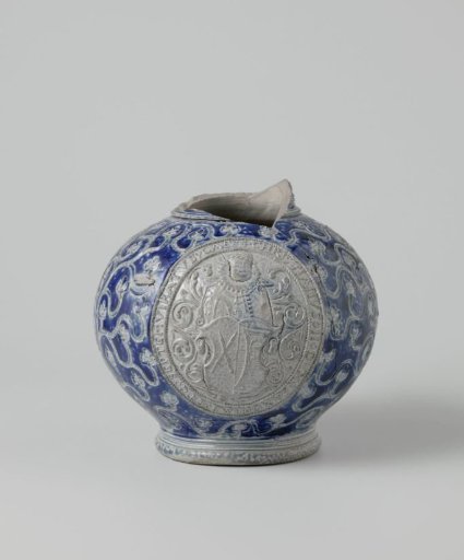 Fragment of a jug with a portrait of Christan II, Elector of Saxony