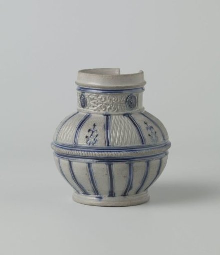Jug with scrolls and medallions