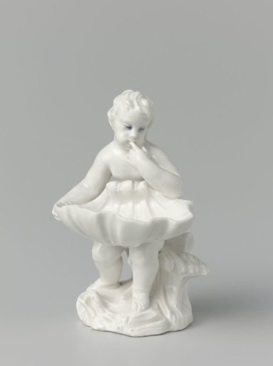 Salt cellar in the shape of a putto