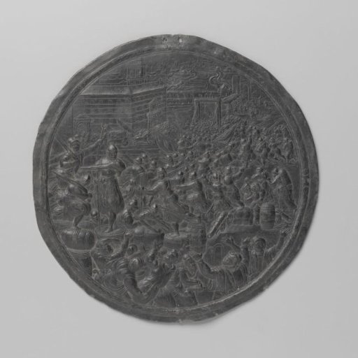 Panic Among the German Soldiers Due to the Arrival of Several Ships from the Prince of Orange, 1577