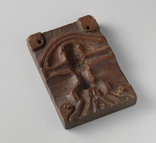 Pearwood Candy Mold in the Shape of a Lion