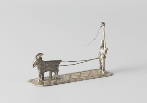 Man with a goat