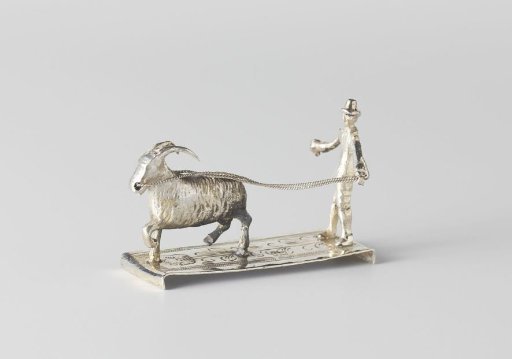 Man with a goat