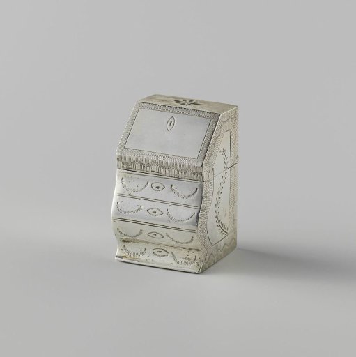 Coffee drum in the shape of a secretary desk