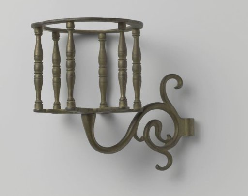 Holder for an Hourglass on a Rotating Arm of Brass