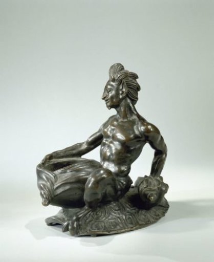 Satyr Sitting on a Turtle, Inkwell