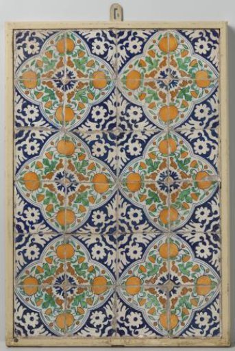 24 four-pastel tiles in a tiled field