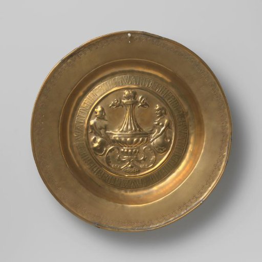 Plate with a Renaissance vase supported by herms