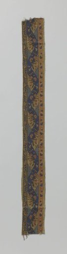 Fragment in cashmere shawl technique