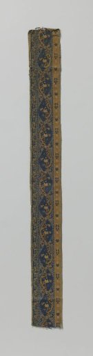 Fragment in cashmere shawl technique